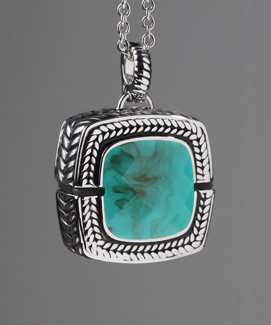 Turquoise Blue/Rhodium