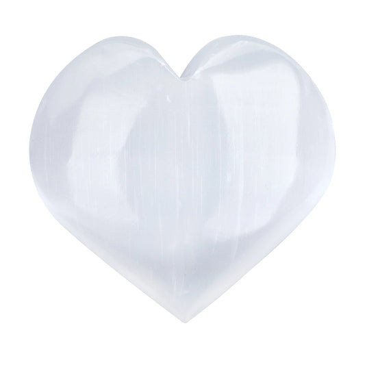 Selenite Heart Small