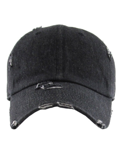 Distressed dad hat