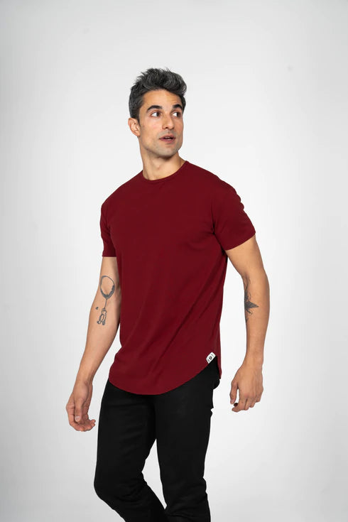 Curve Crew T-Shirt: Stone