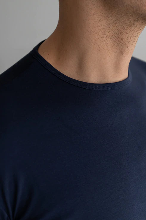 Curve Crew T-Shirt: Apricot - Rule Of Threads