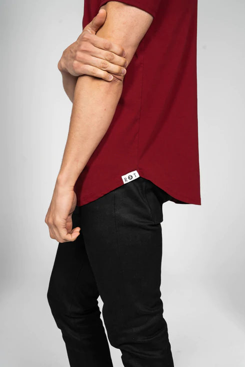 Curve Crew T-Shirt: Stone