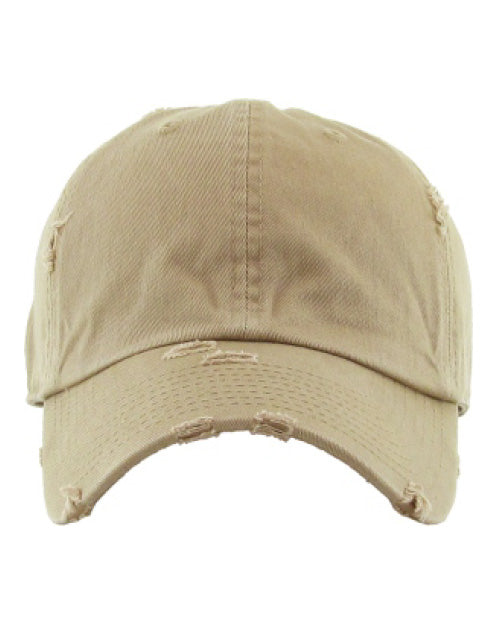 Distressed dad hat