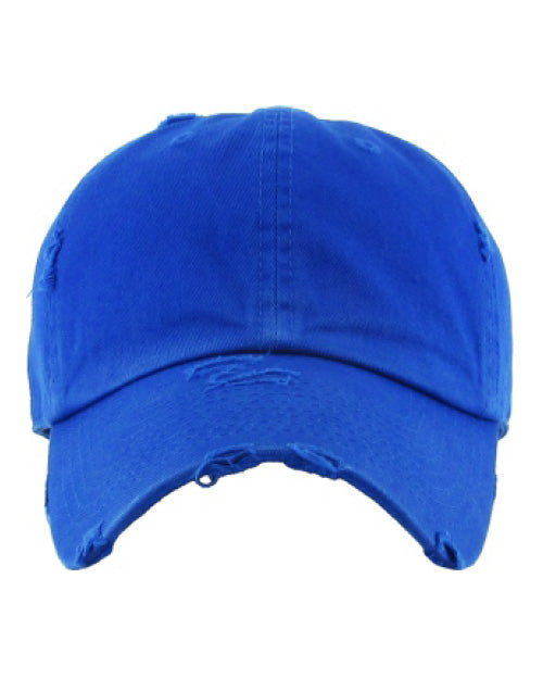 Distressed dad hat