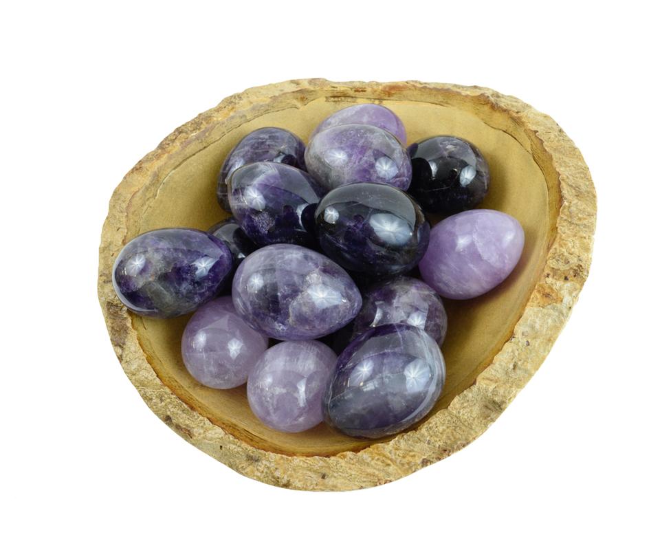 Amthyst Yoni Egg Drilled