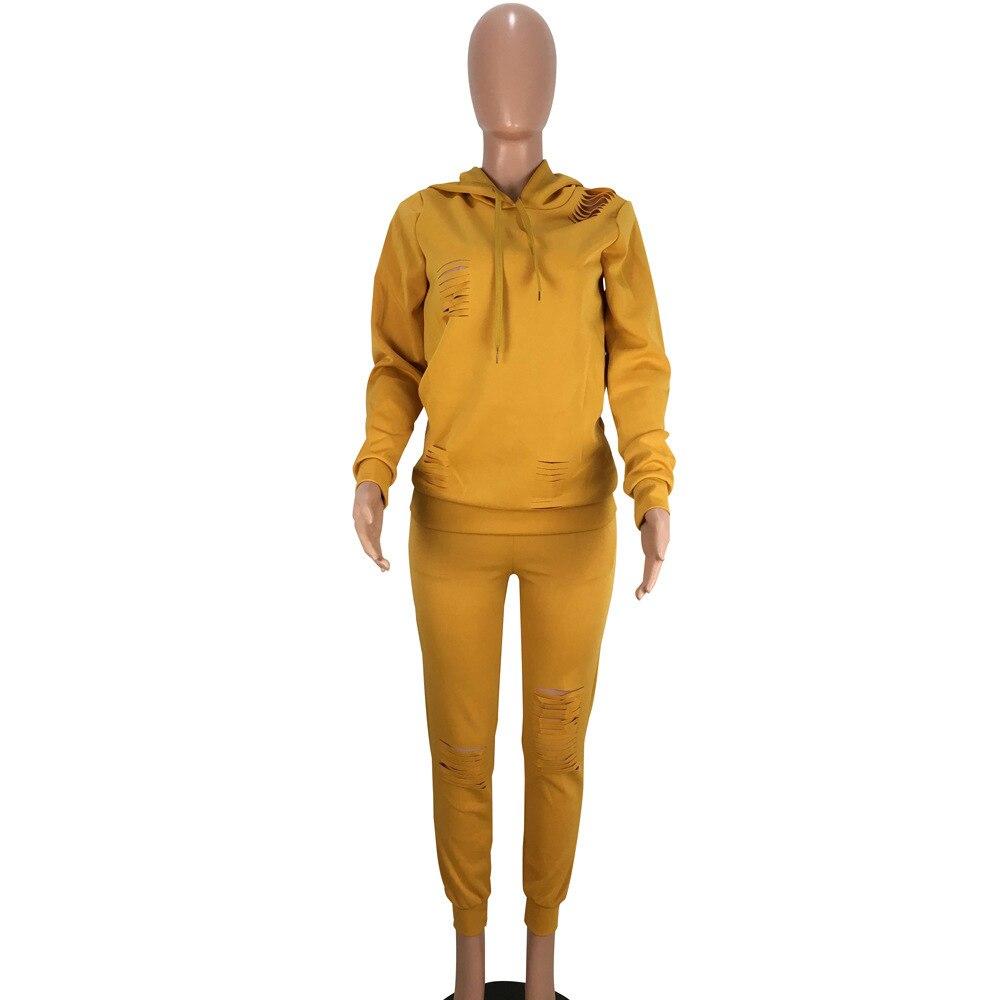 Sweatsuit Top & Pants Long Sleeve Vintage Modern Fashion