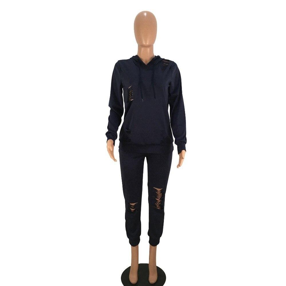 Sweatsuit Top & Pants Long Sleeve Vintage Modern Fashion