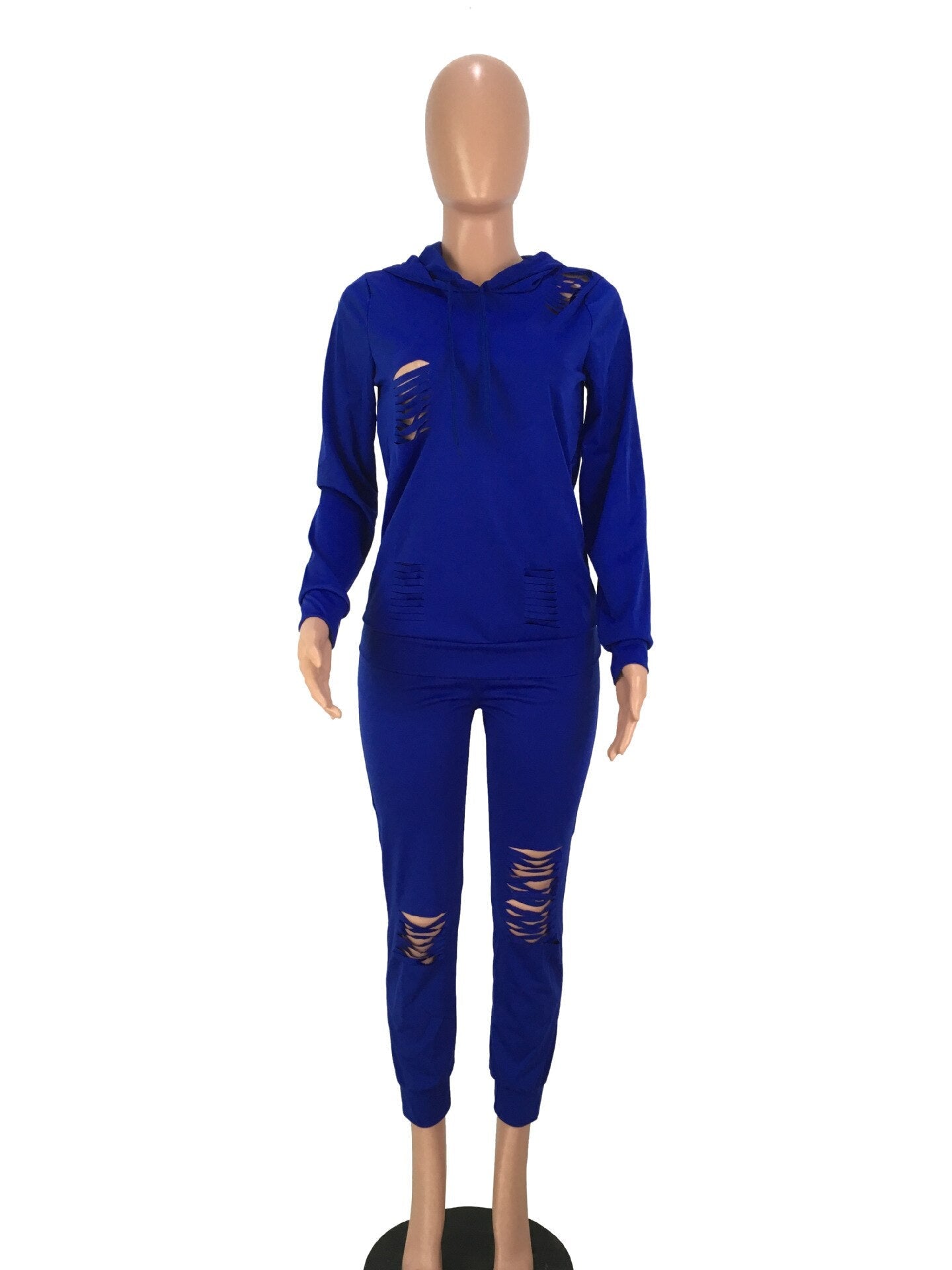 Sweatsuit Top & Pants Long Sleeve Vintage Modern Fashion