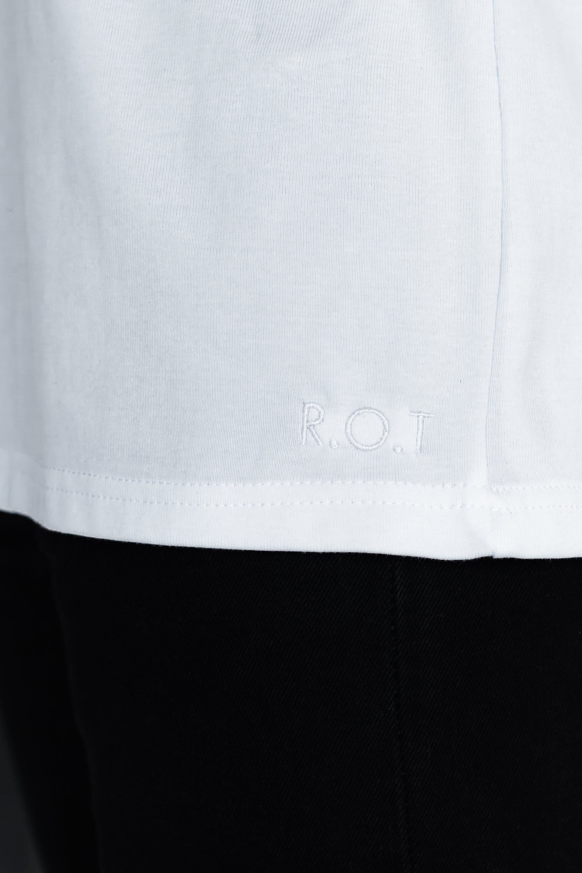 Classic V-Neck T-Shirt: White - Rule Of Threads