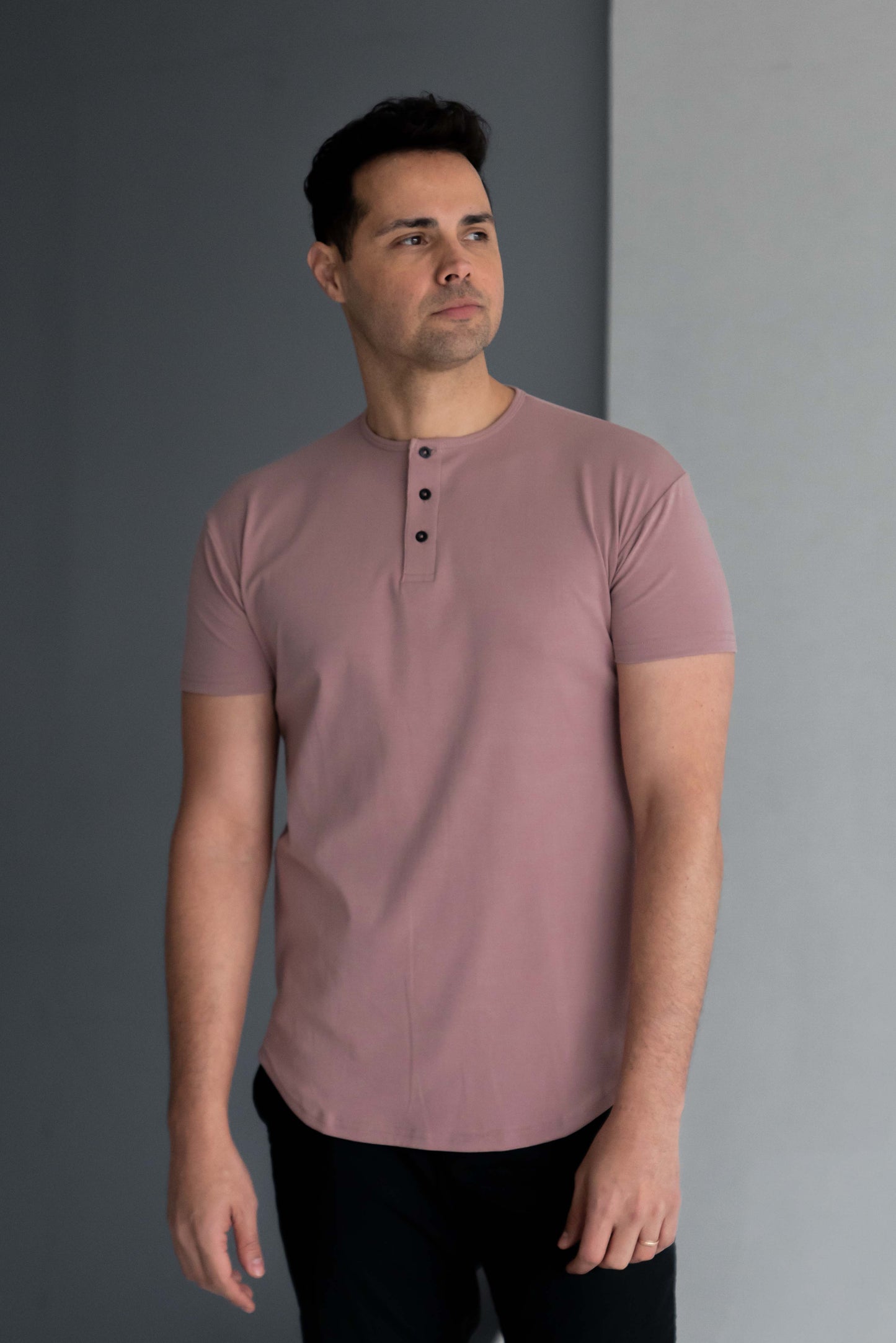 Curve Henley T-Shirt - Rule Of Threads