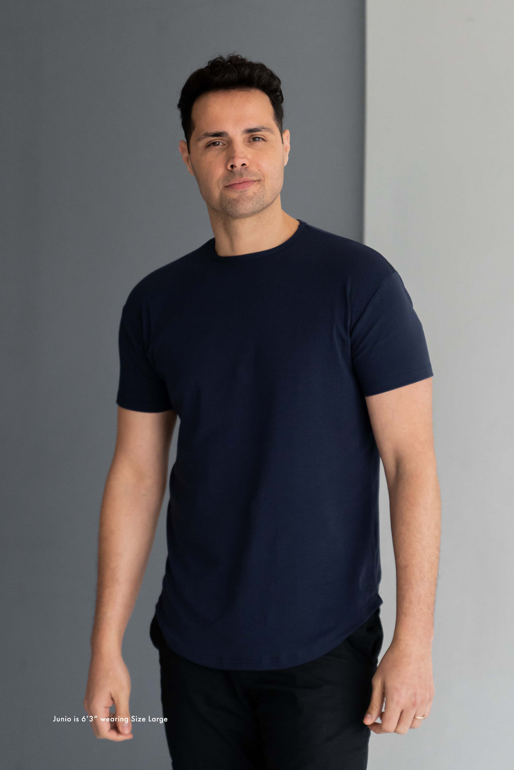 Curve Crew T-Shirt: NY Blue - Rule Of Threads