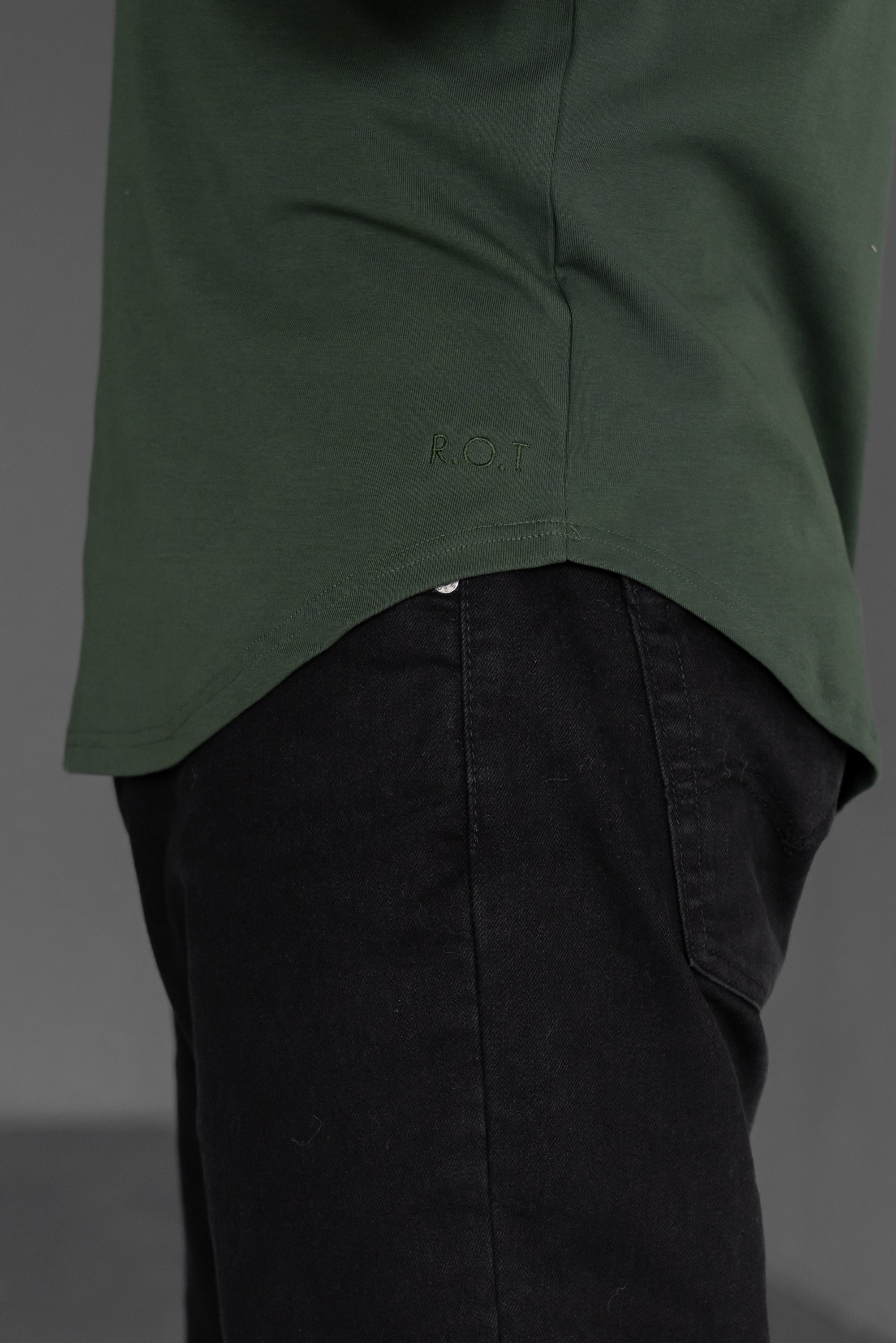 Curve Henley T-Shirt: Apricot