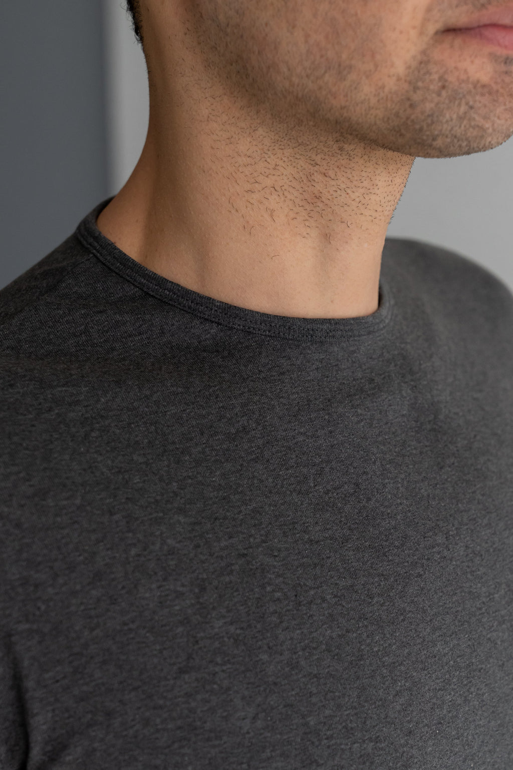 Curve Crew T-Shirt: Granite - Rule Of Threads