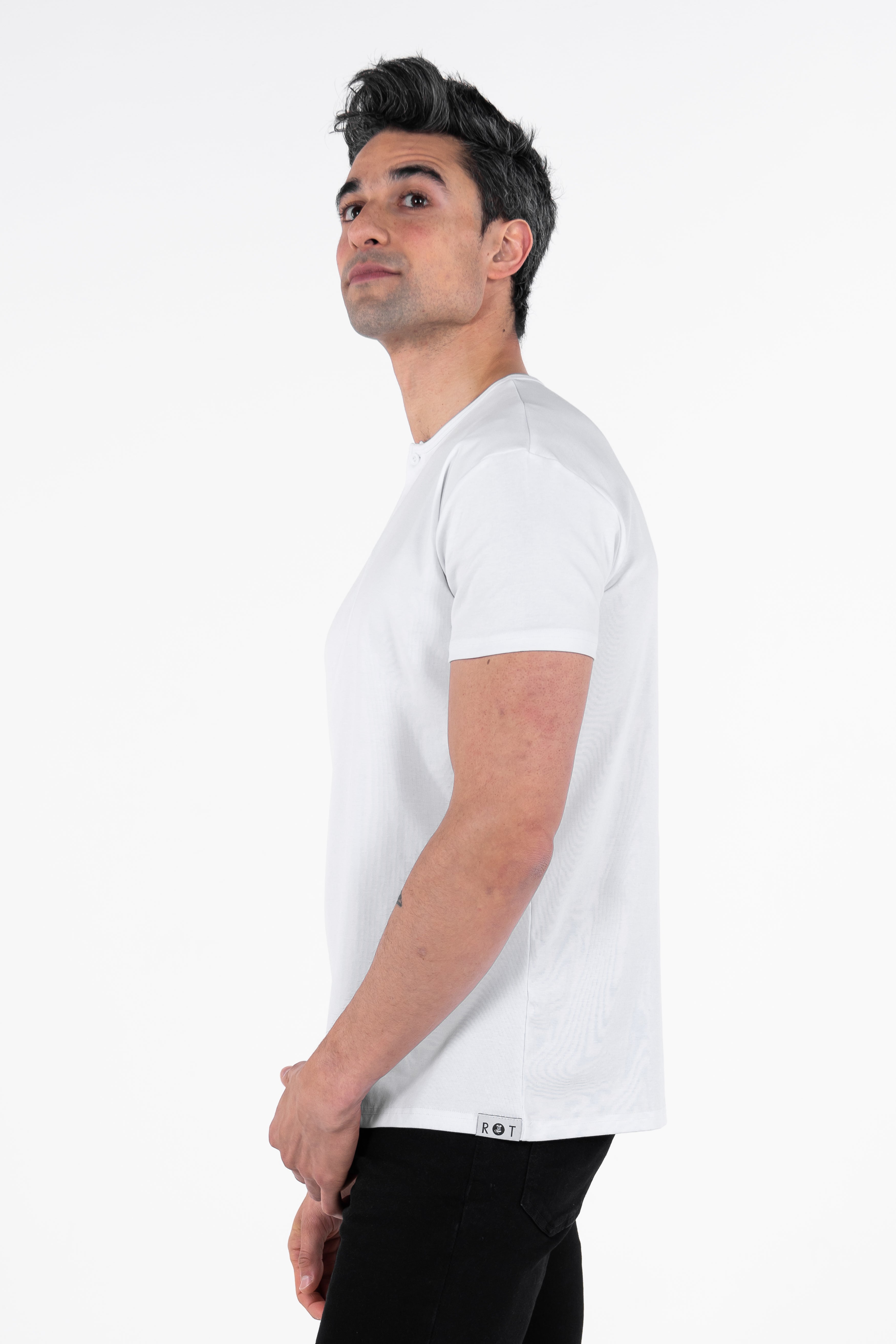 Classic Henley T-Shirt: Espresso