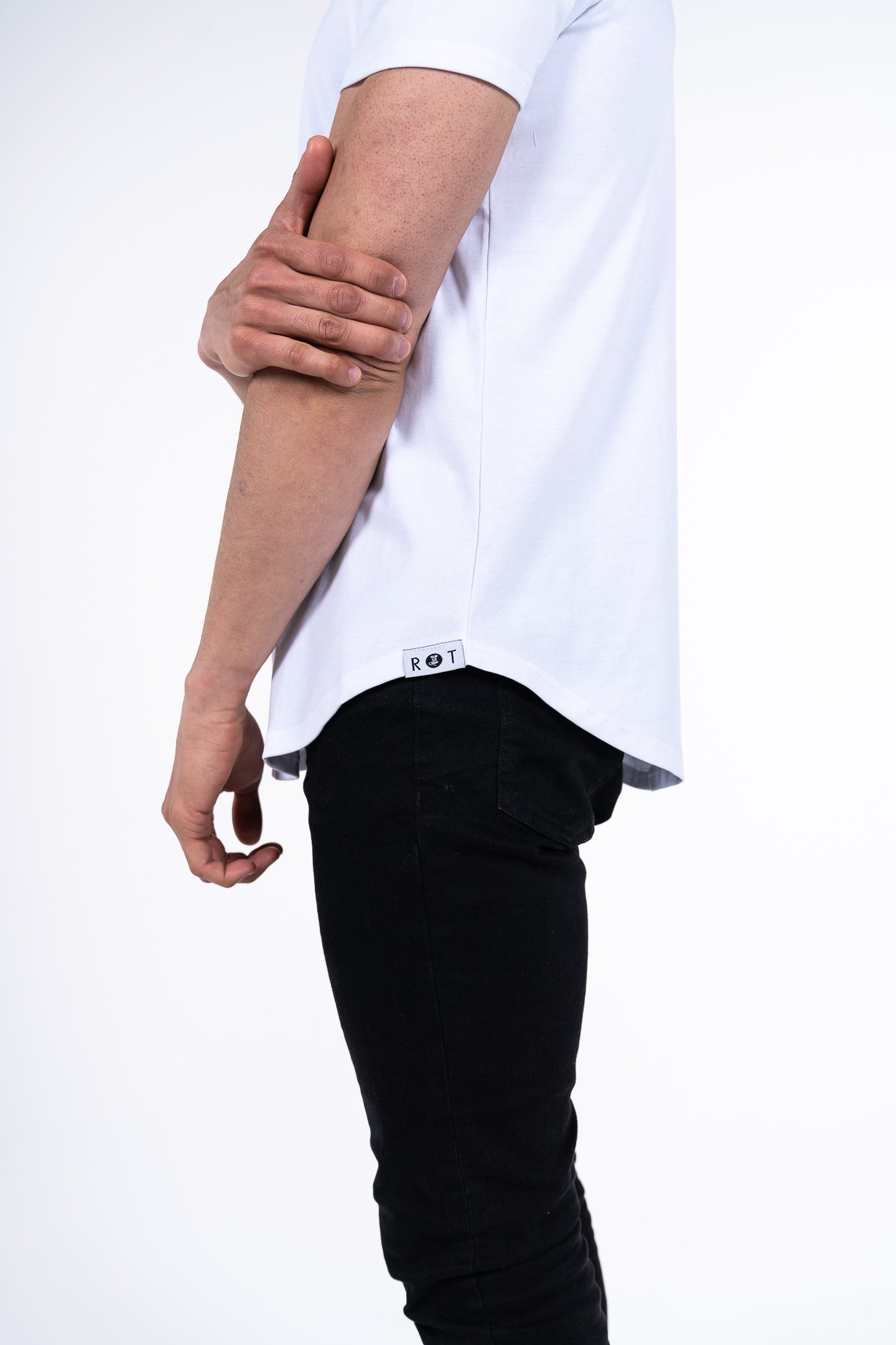Curve Henley T-Shirt: Black