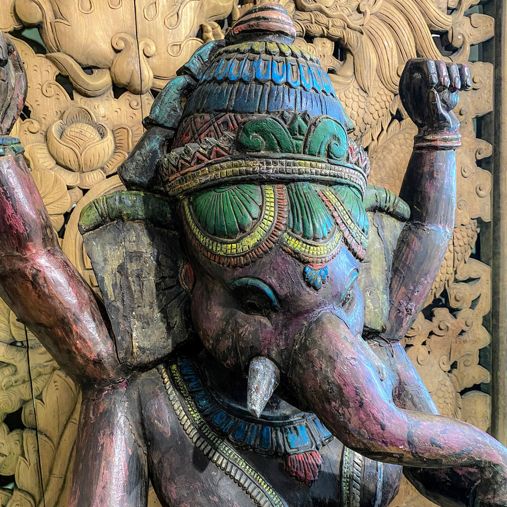 Antique Lord Ganesha 5'7"
