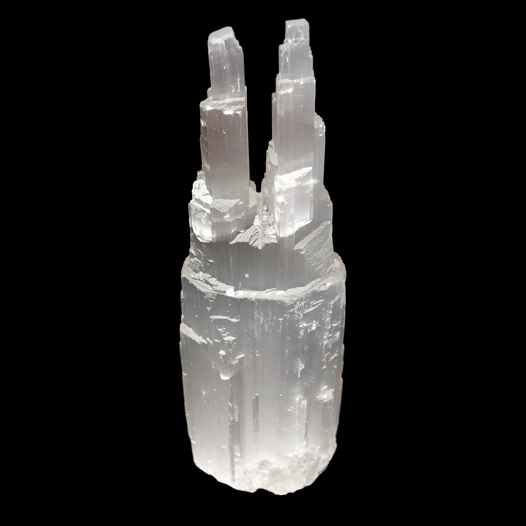Selenite Lamp - Twin Towers XL 15-18"