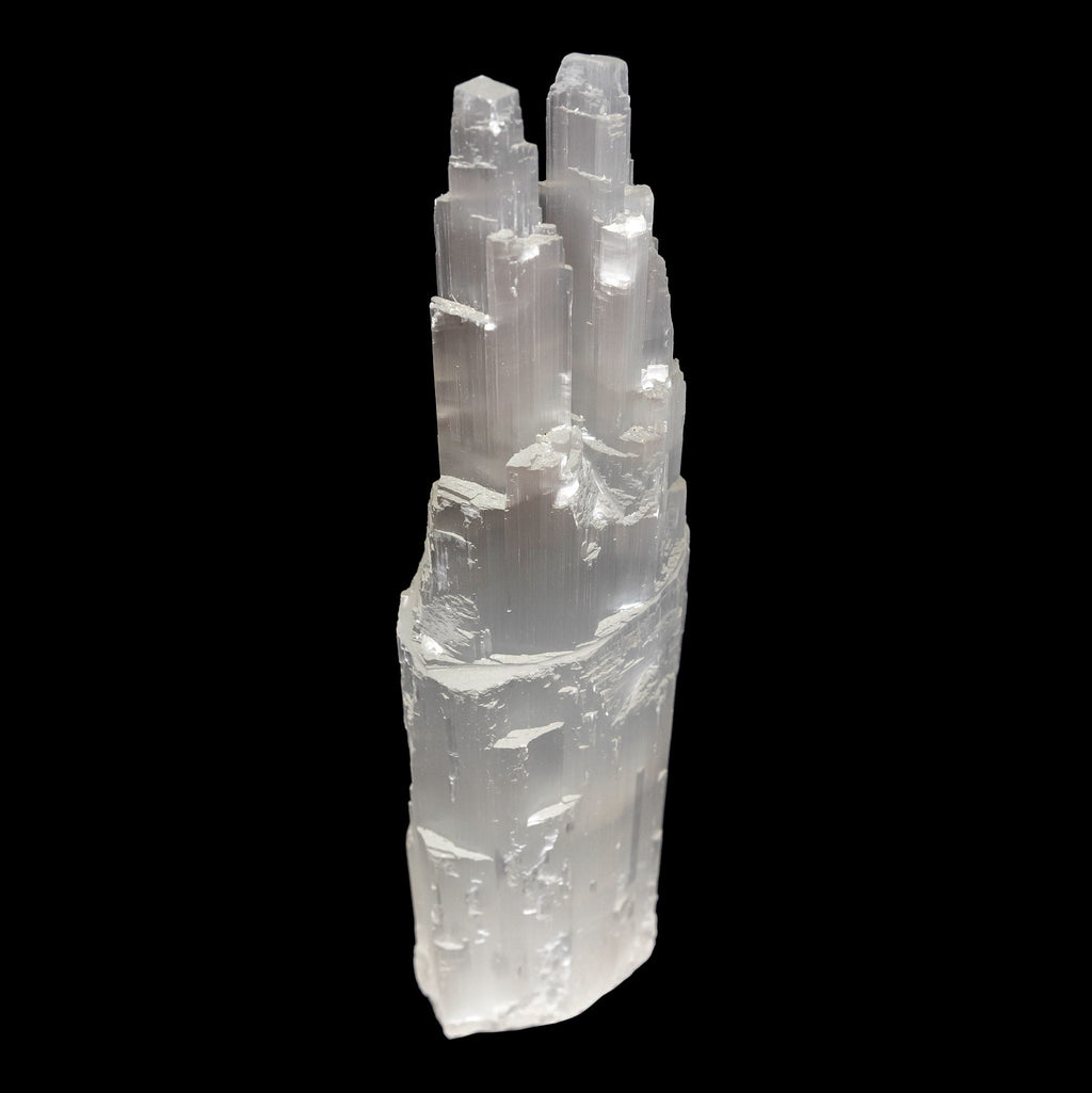 Selenite Lamp - Twin Towers XL 15-18"