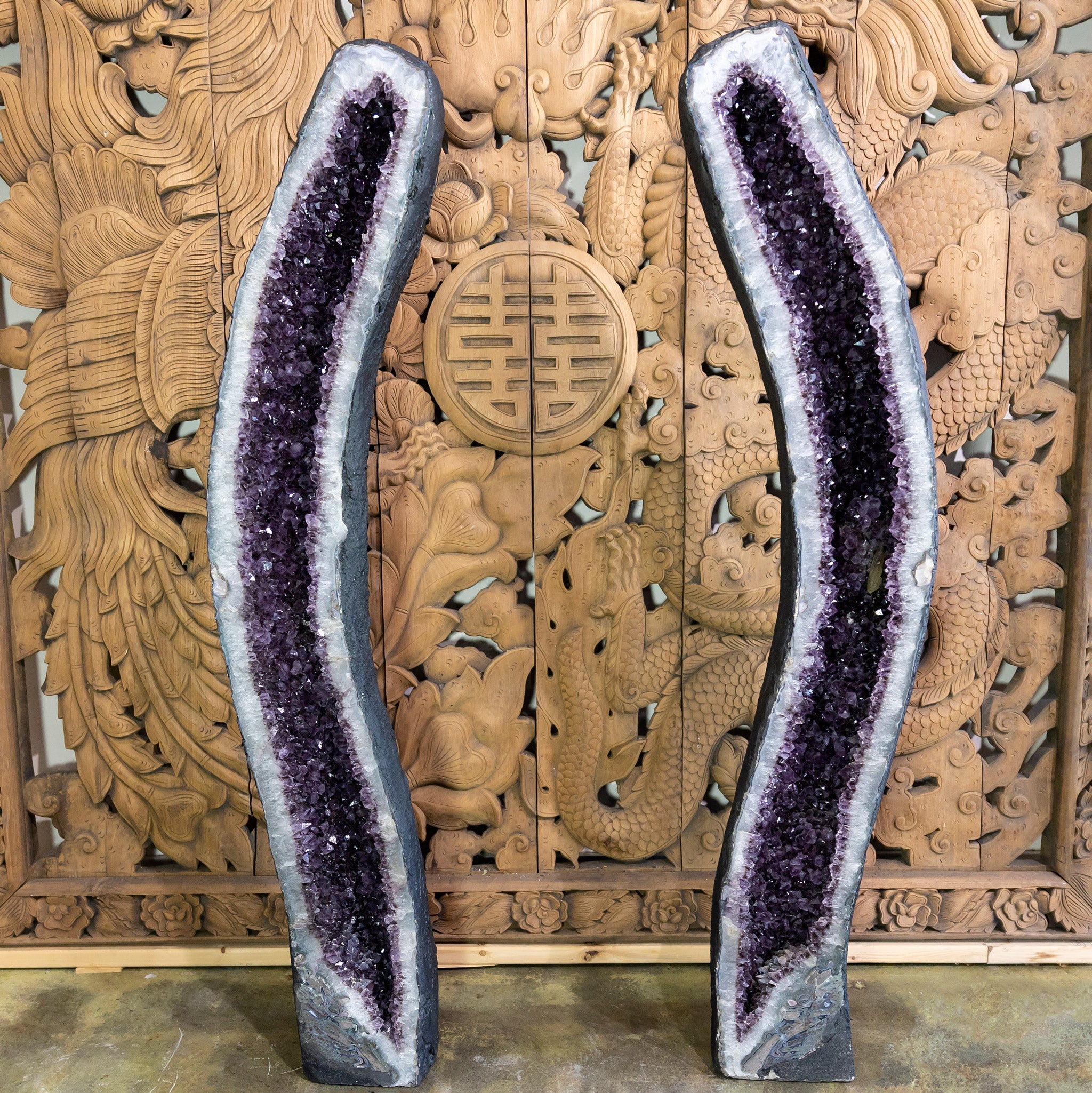 Large Amethyst Geode Cathedrals