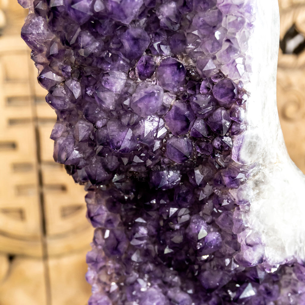 Amethyst Ring with Iron Base