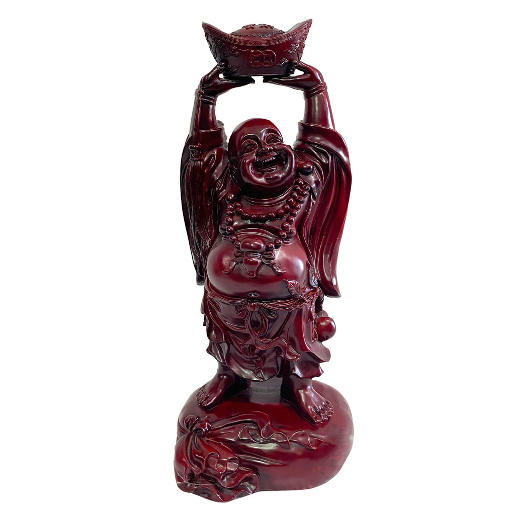Red Laughing Buddha