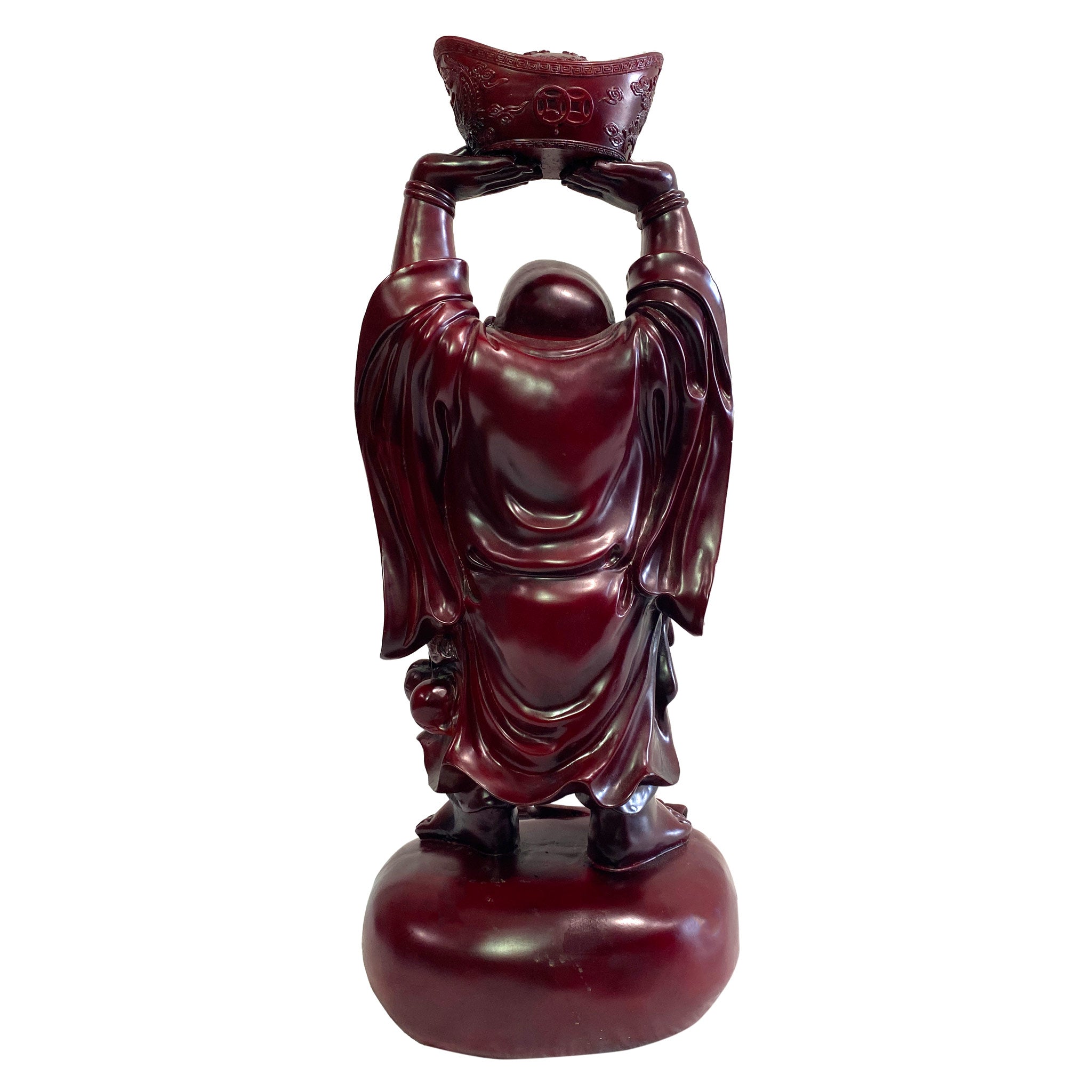 Red Laughing Buddha