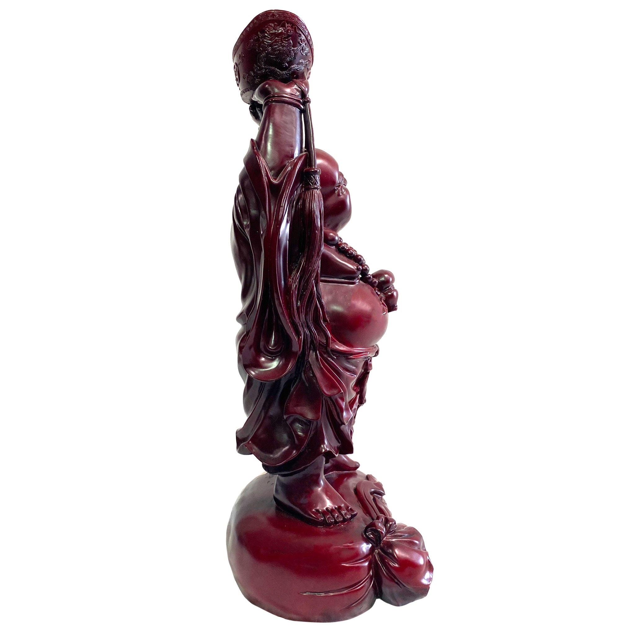 Red Laughing Buddha
