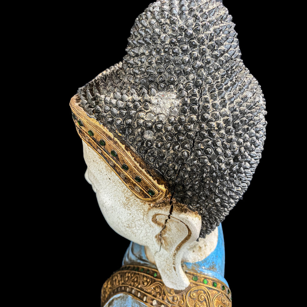 Hand Carved Wooden Buddha