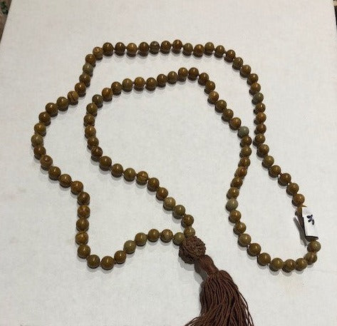 Mala Landscape Jasper and Rudraksha