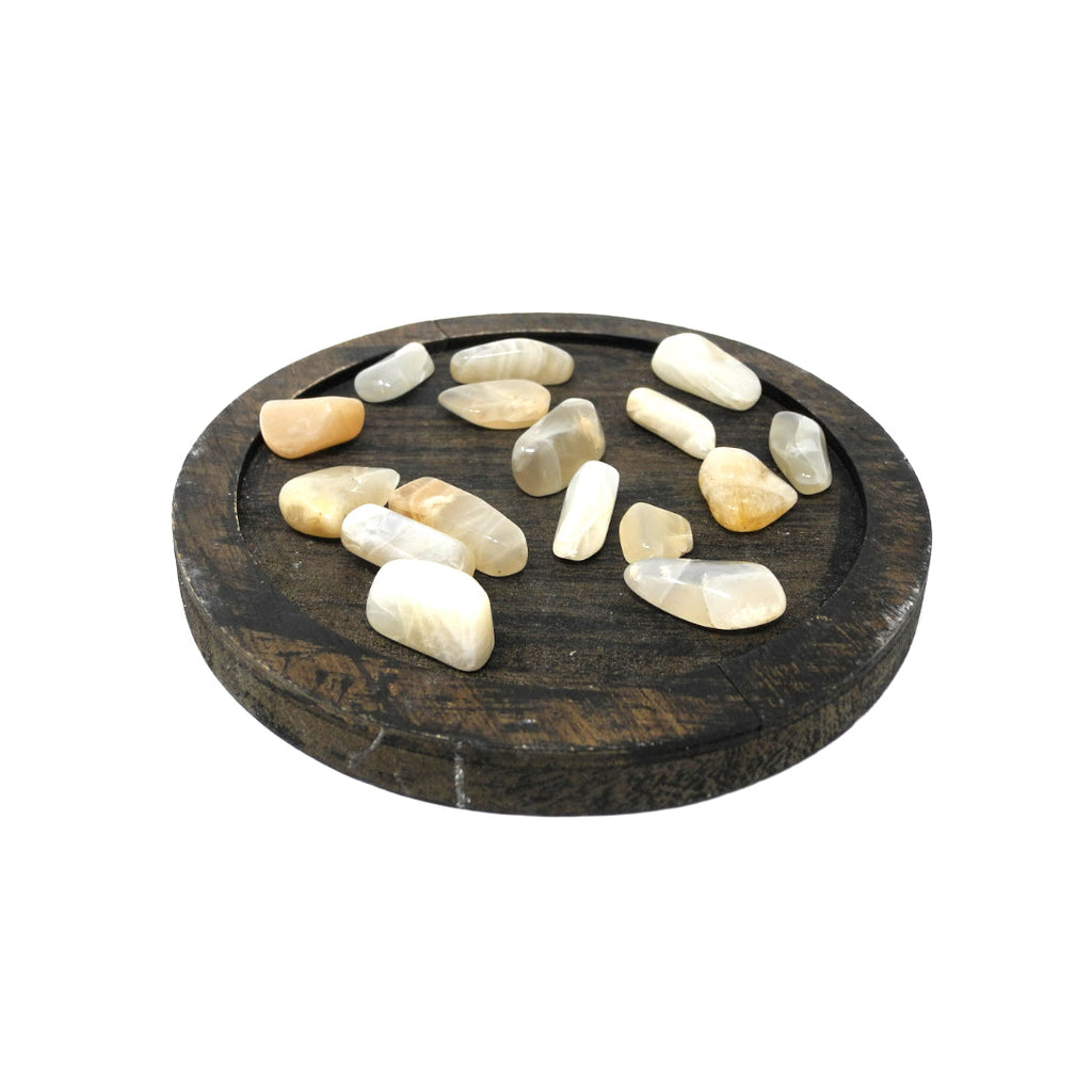 Black Moonstone Tumbled