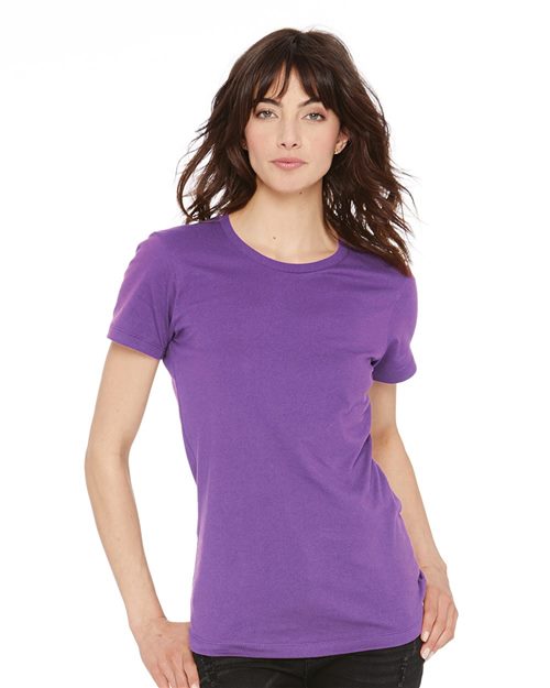Women’s Cotton Short Sleeve Boyfriend Crew - 3900