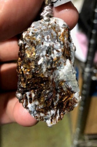 Astrophyllite Pendant on Sterling Silver