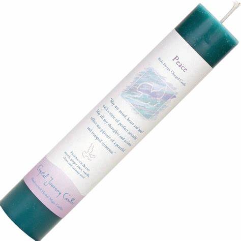 Reiki Pillar Candle Peace