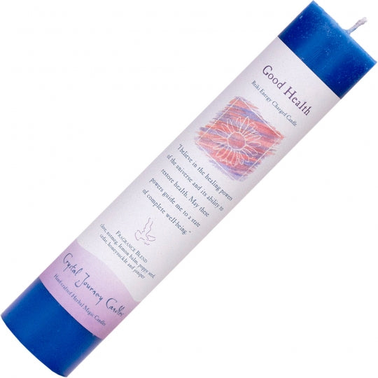 Reiki Pillar Candle Good Health