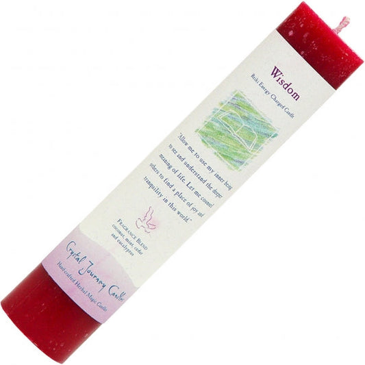 Reiki Pillar Candle Wisdom