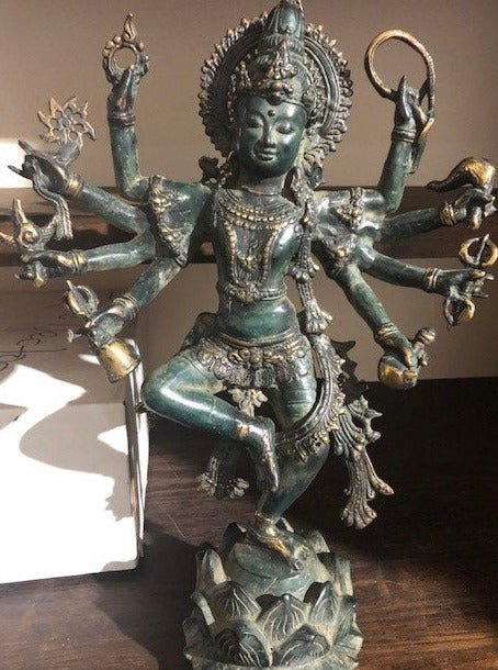 Lord Vishnu Brass Statue