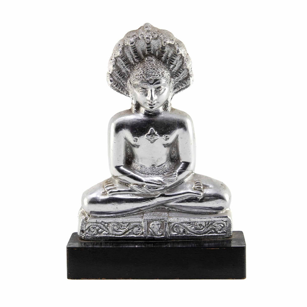 Silver Mahavir - 7" X 4"