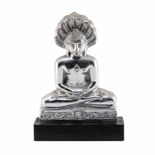 Silver Mahavir - 7" X 4"