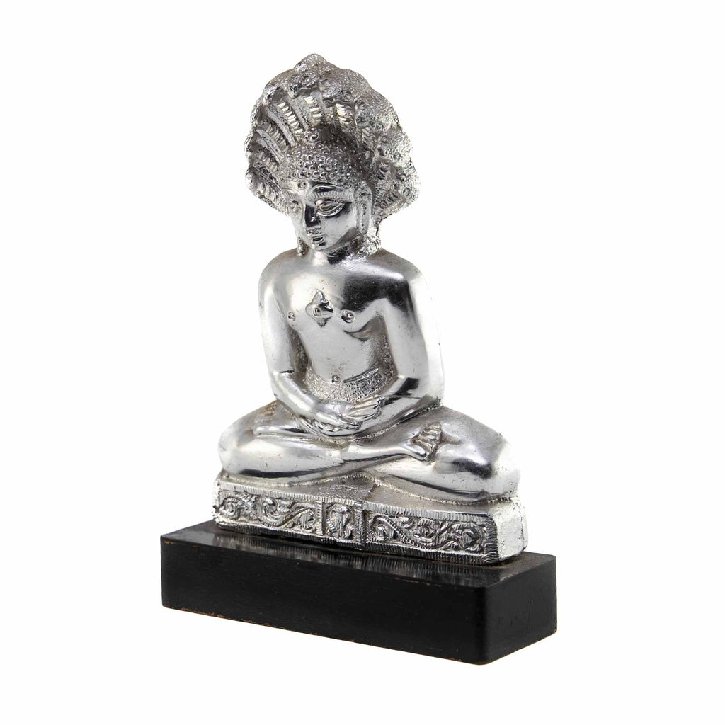 Silver Mahavir - 7" X 4"