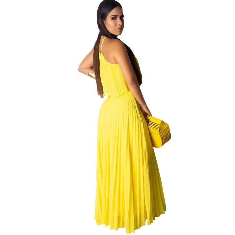 Dress two-piece sexy fashion pleated Modern Wear On Trend