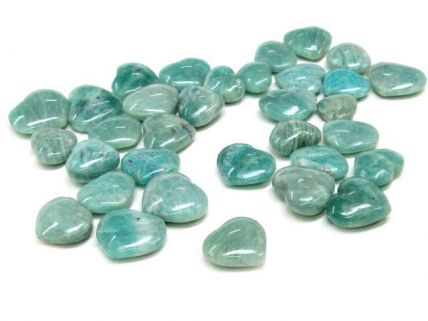 Amazonite Hearts