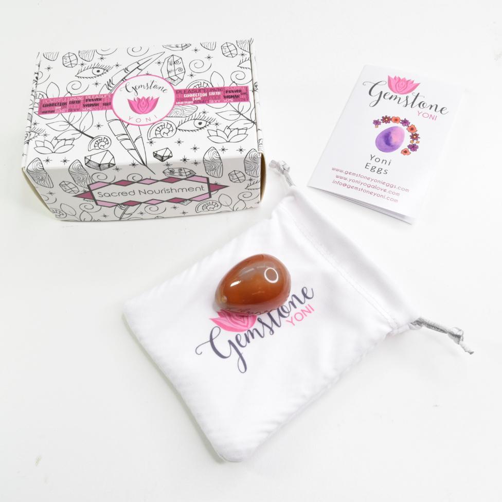 Carnelian Yoni Egg