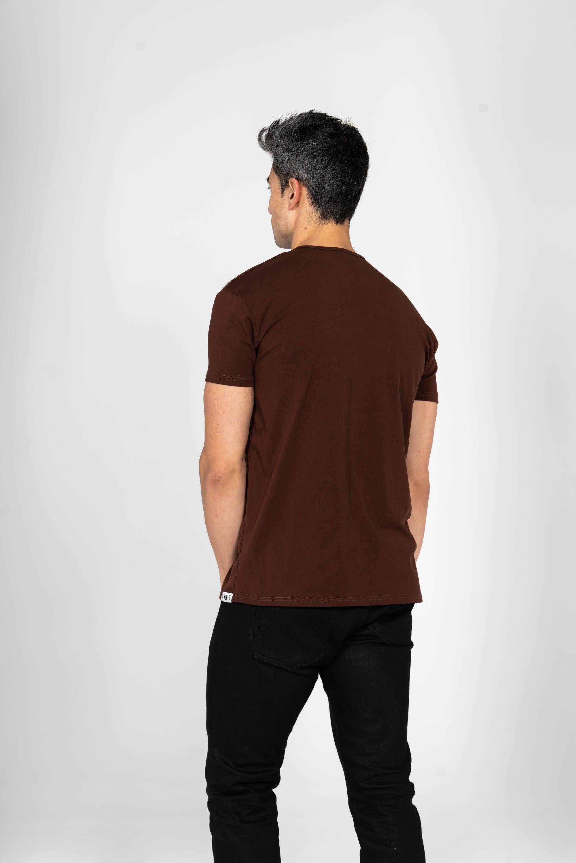 Classic Crew T-Shirt: Espresso - Rule Of Threads