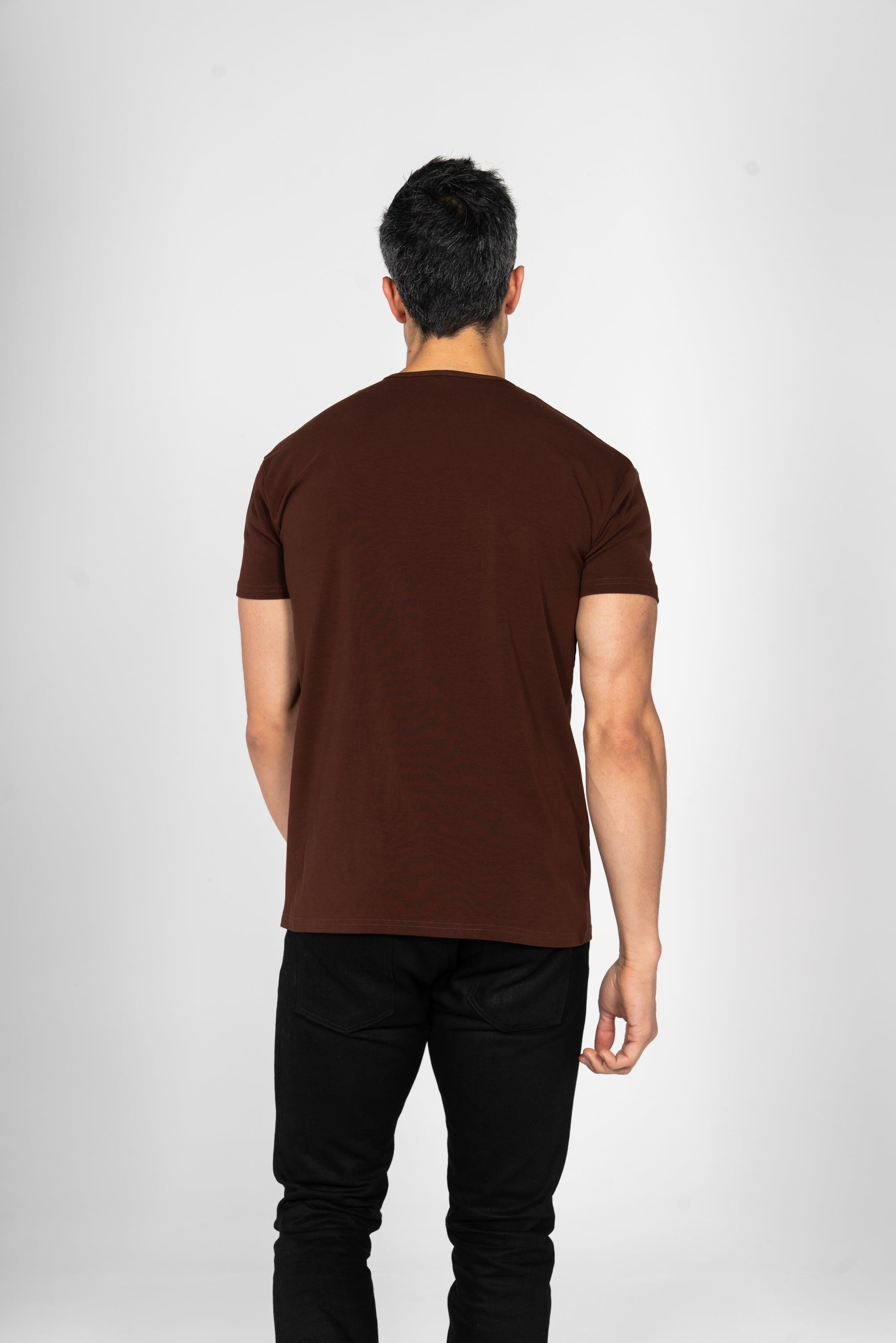Classic Crew T-Shirt: Espresso - Rule Of Threads