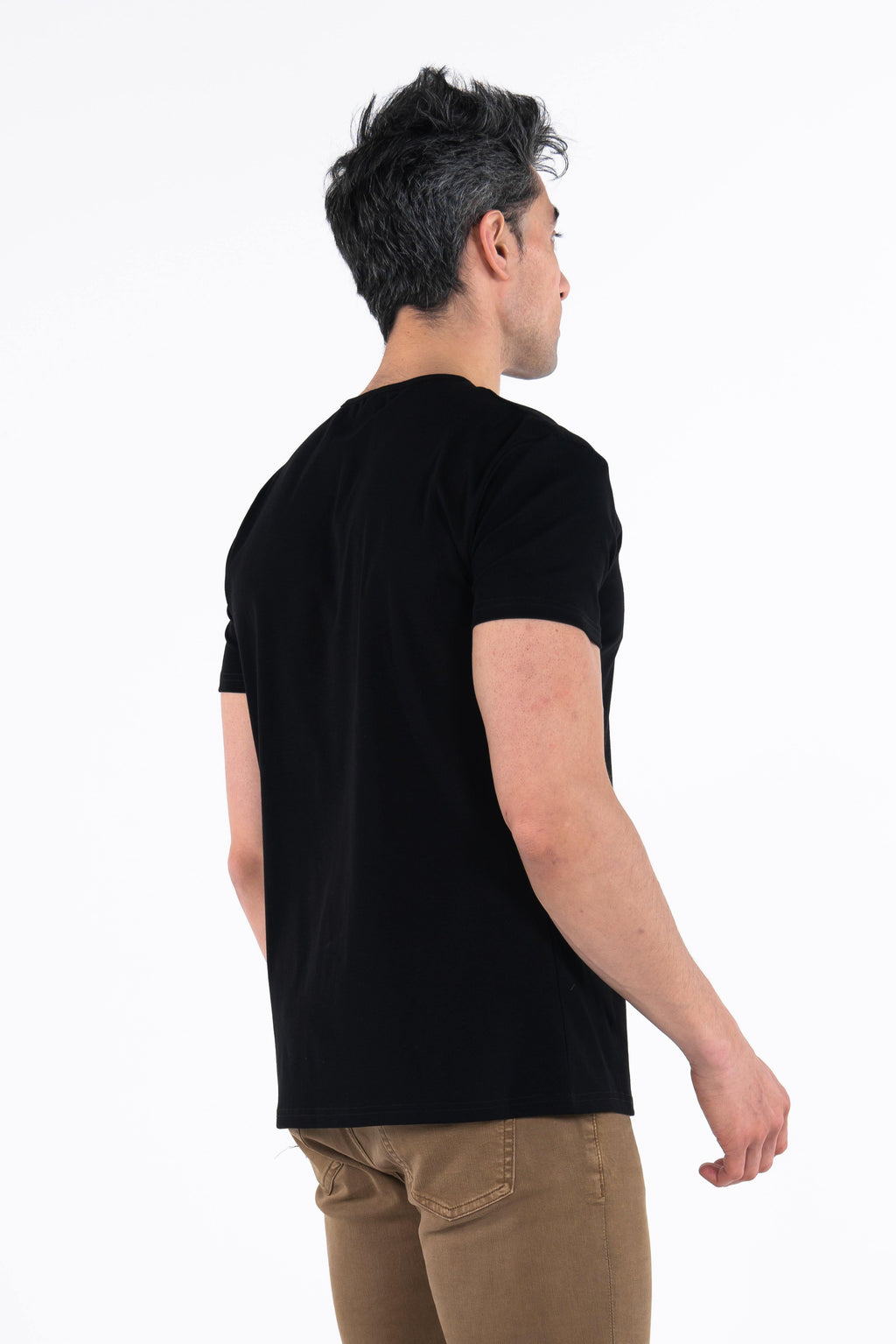 Classic Henley T-Shirt: Black - Rule Of Threads
