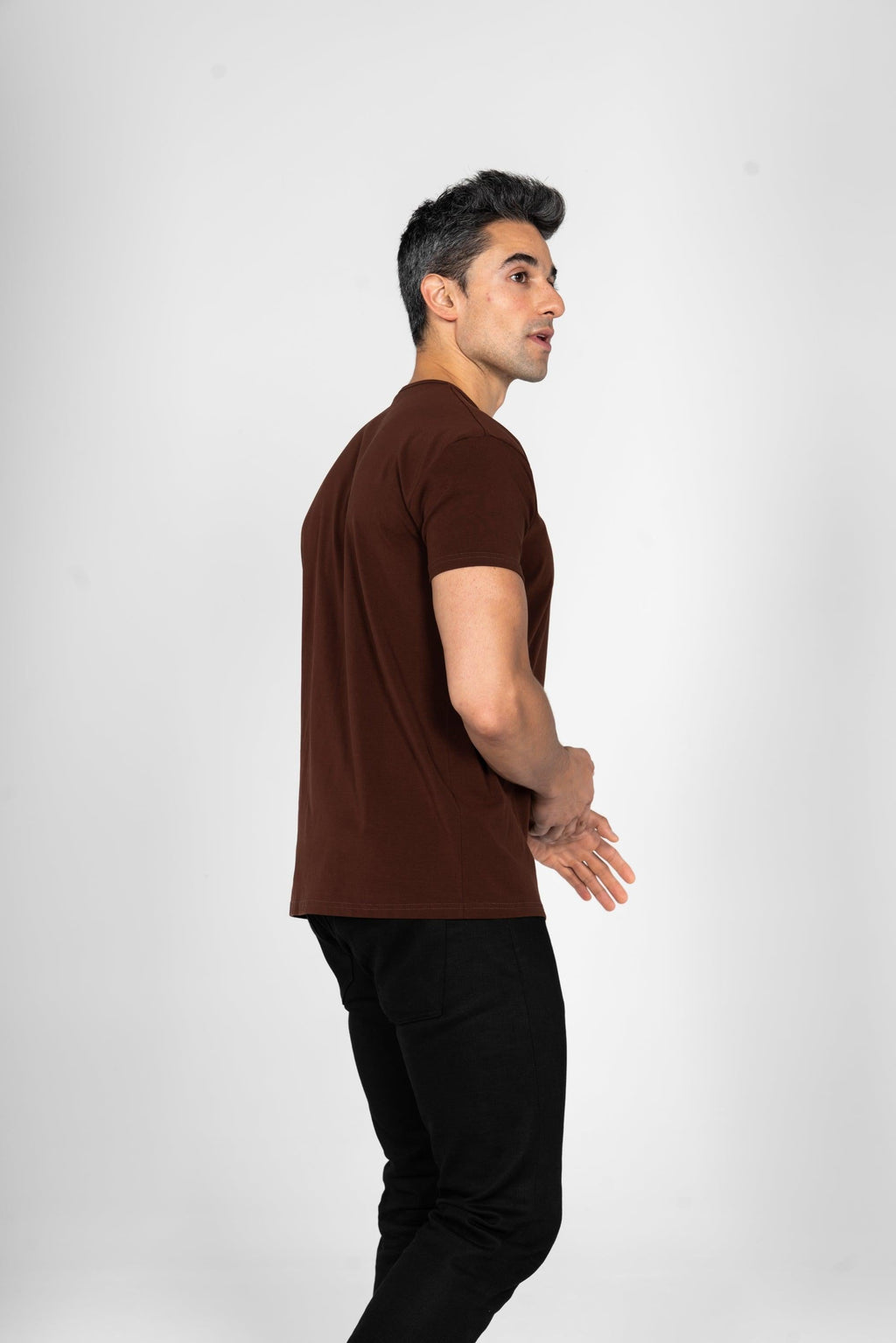 Classic Henley T-Shirt: Espresso - Rule Of Threads