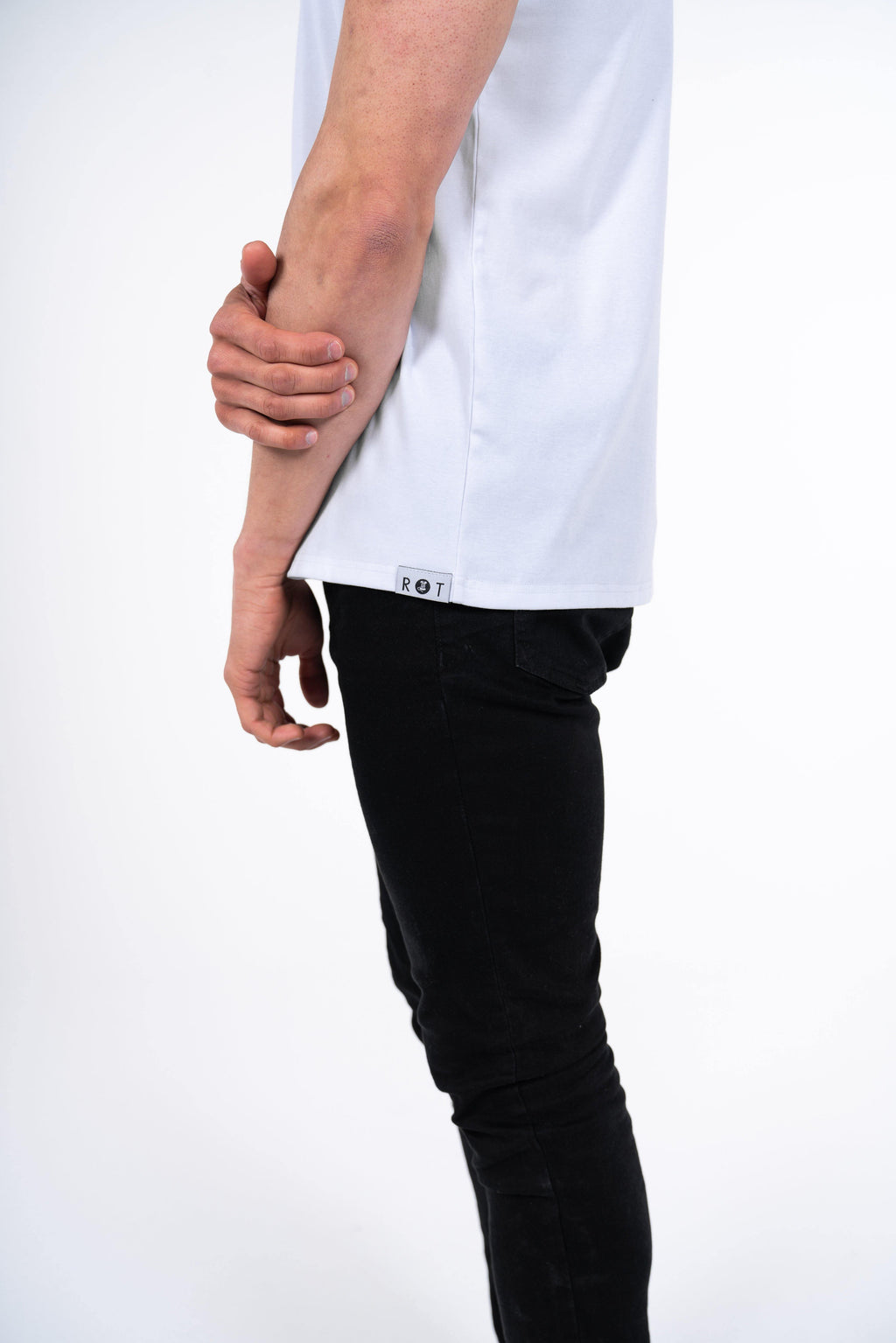 Classic Henley T-Shirt: White - Rule Of Threads