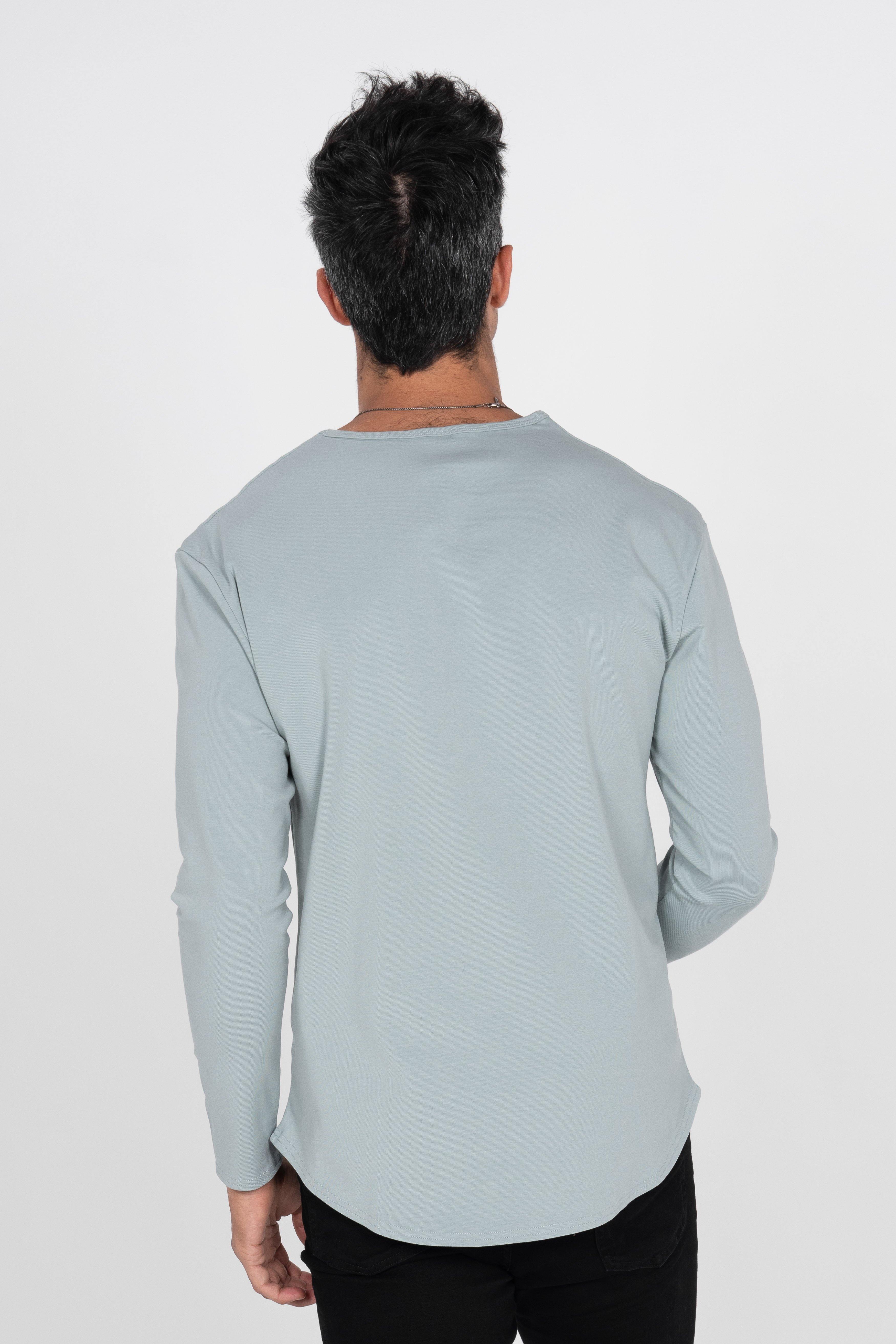 L/S Curve Crew: Arctic Blue - Rule Of Threads