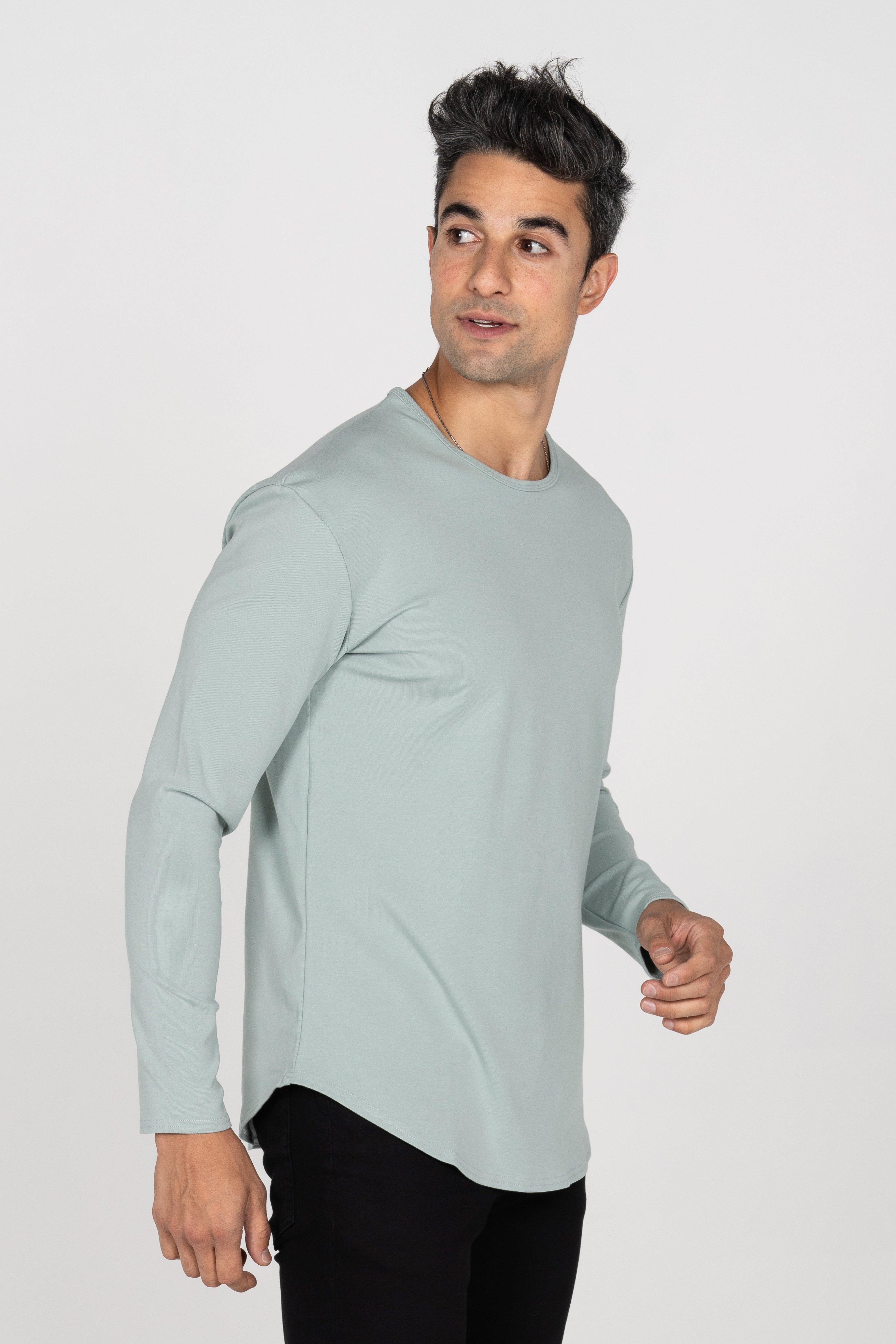 L/S Curve Crew: Arctic Blue - Rule Of Threads