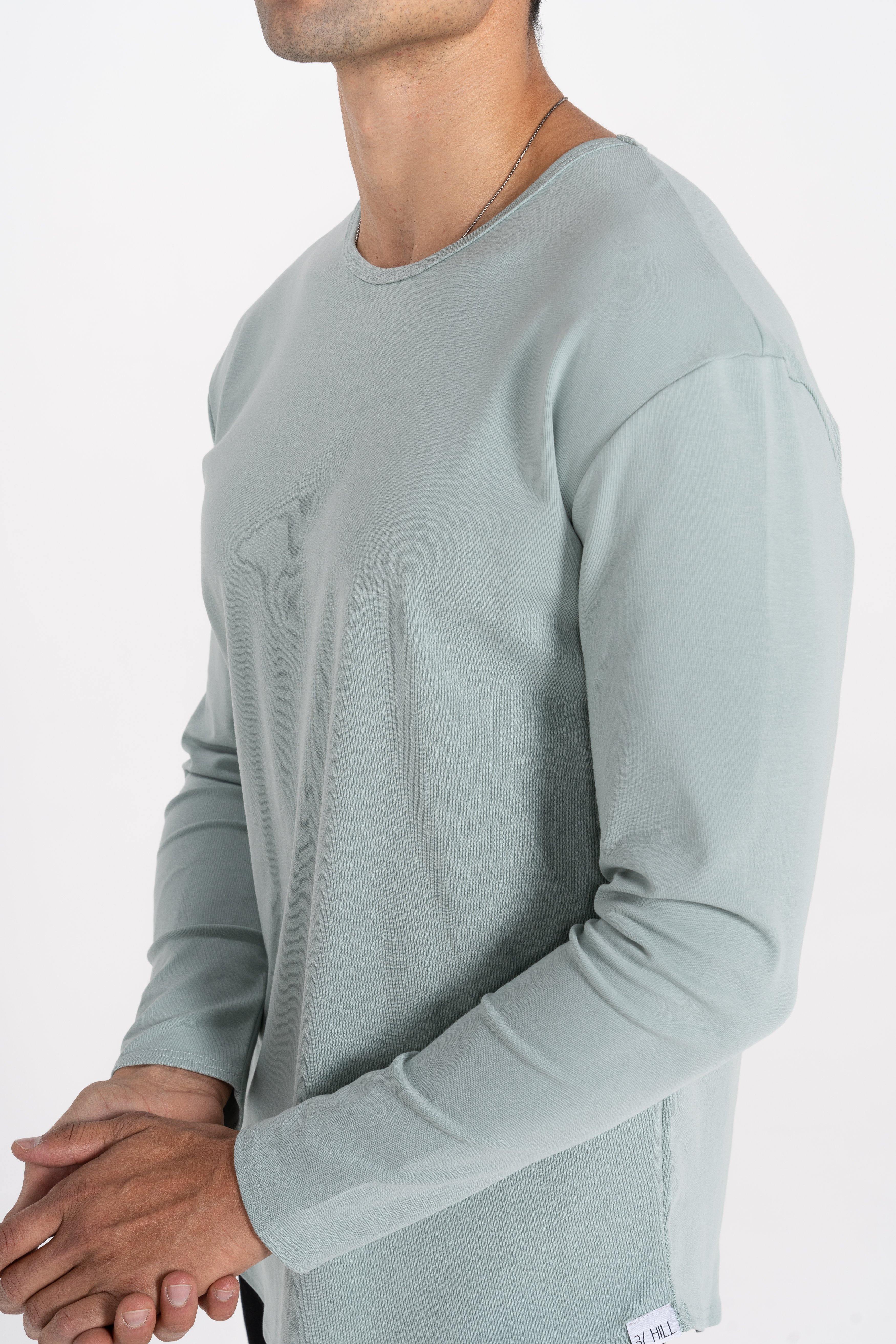 L/S Curve Crew: Arctic Blue - Rule Of Threads